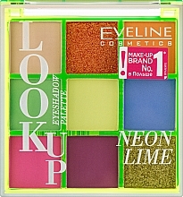 Палетка теней для век - Eveline Cosmetics Look Up Neon Eyeshadow Palette — фото N2