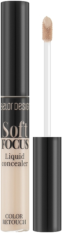 Рідкий консилер з технологією "Color Retouch"- Belor Design Soft Focus Liquid Concealer — фото N1