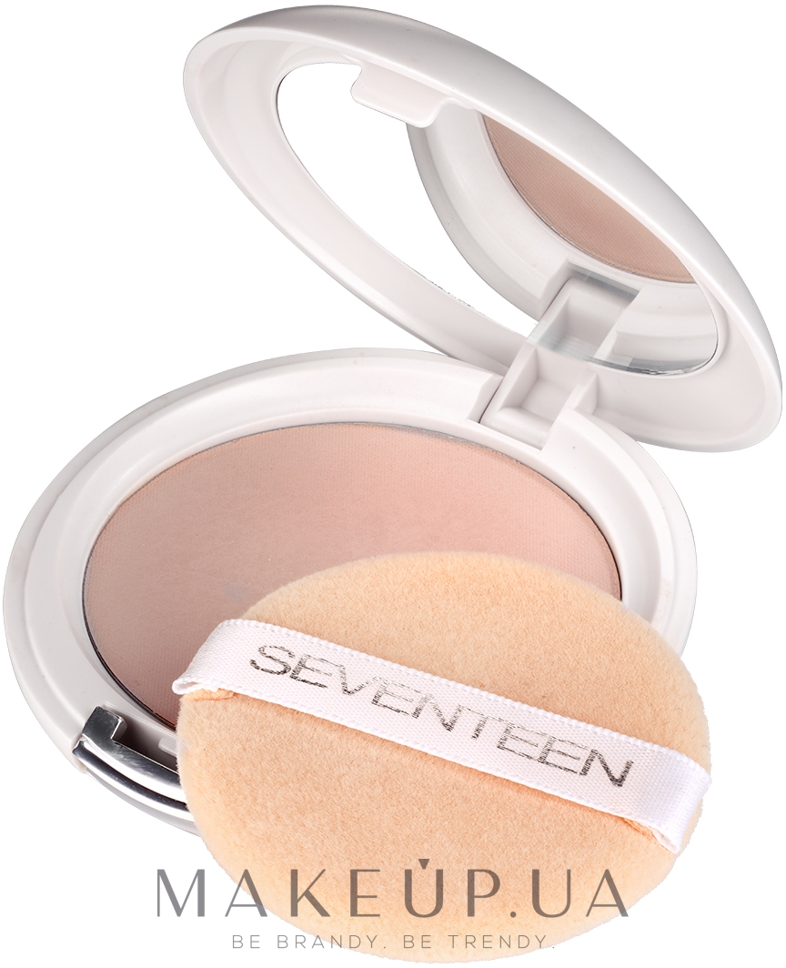Компактная пудра с зеркалом - Seventeen Natural Silky Compact Powder — фото 03 - Caramel