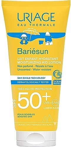 Детский солнцезащитный увлажняющий лосьон для тела - Uriage Bariesun Moisturuzing Kid Lotion SPF50+ — фото N3