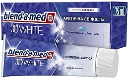 Духи, Парфюмерия, косметика Зубная паста "Арктическая свежесть" - Blend-A-Med 3D White Toothpaste