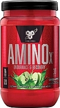 Парфумерія, косметика Амінокислота "Зелене яблуко" - BSN Amino X 30 Servings Recovery Green Apple