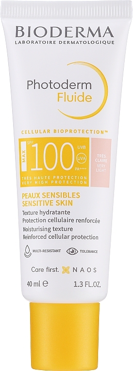 УЦЕНКА Солнцезащитный флюид для лица - Bioderma Photoderm Fluide Max SPF100+ * — фото N7