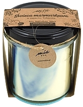 Ароматическая мраморная свеча "Тубероза" - Miabox Candle — фото N1