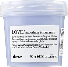 Маска для мгновенного разглаживания и придания мягкости непослушным и волнистым волосам - Davines Love Smoothing Instant Mask — фото N3