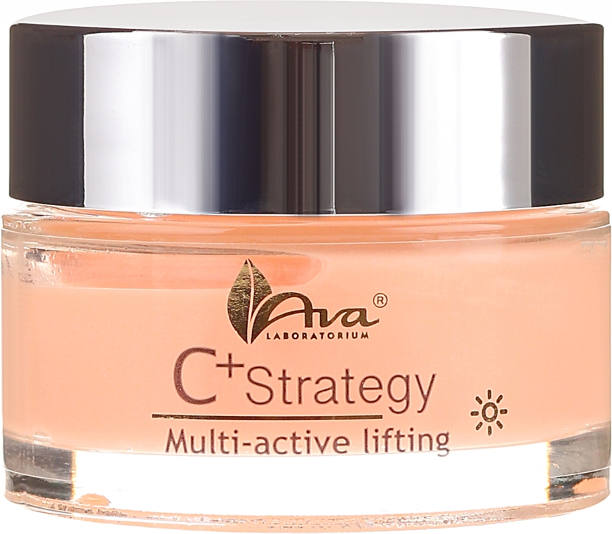 Денний крем для обличчя з вітаміном С - Ava Laboratorium C+ Strategy Multi-Active Lifting Face Cream — фото N2
