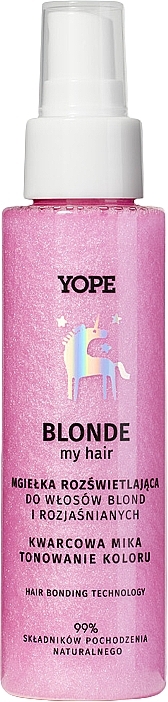 Спрей для светлых и осветленных волос - Yope Blonde Kwarc — фото N1