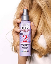 Сироватка-філер з гіалуроновою кислотою для волосся, яке потребує зволоження й об'єму - L'Oreal Paris Elseve Hyaluron Plump — фото N6