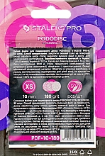 Змінні файли для педикюрного диска Podostic XS, 180 грит, PDF-10-180 - Staleks Pro — фото N3