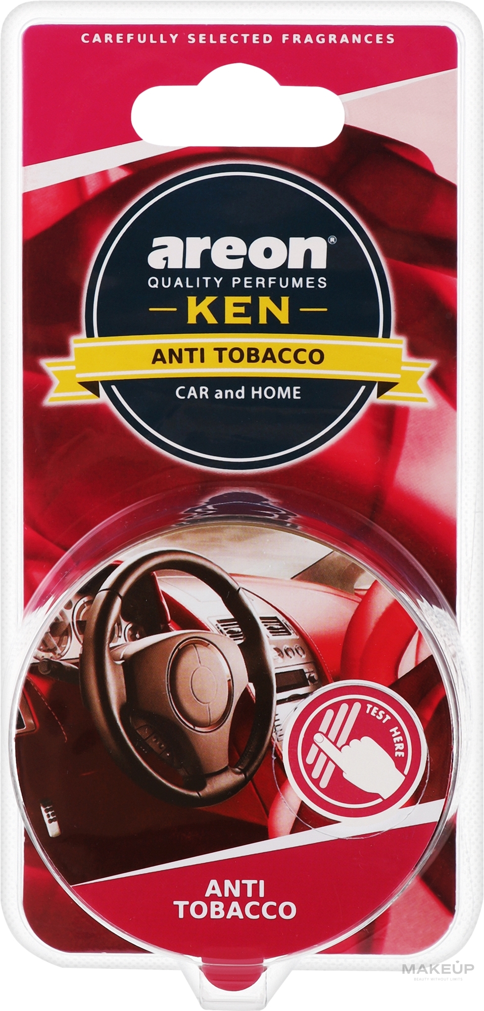Ароматизатор повітря в блістері "Антитютюн" - Areon Gel Ken Blister Anti Tobacco — фото 30g