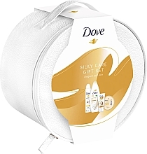 Парфумерія, косметика Набір, 5 продуктів - Dove Vanity Silky Care Set
