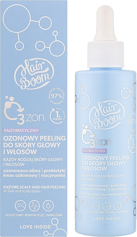 Энзимный озоновый пилинг для кожи головы и волос - BodyBoom HairBoom O3zon — фото N2