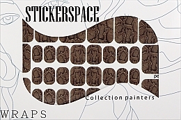 Дизайнерские наклейки для педикюра "Aps Pedi" - StickersSpace — фото N1