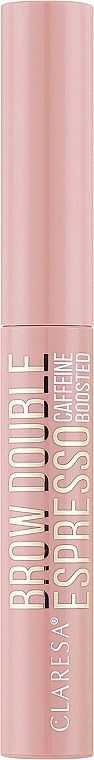 Сыворотка гелевая для бровей - Claresa Brow Double Espresso Caffeine Boosted Gel Serum — фото N1