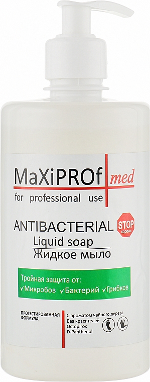 Антибактериальное жидкое мыло с ароматом чайного дерева - MaXiPROf — фото N1