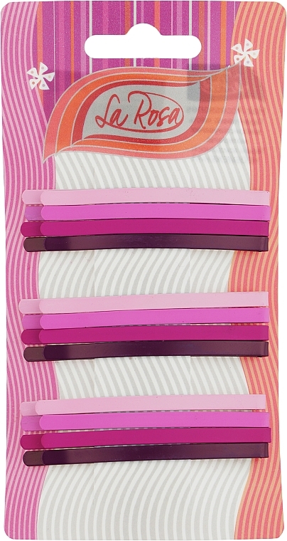 Набір шпильок для моделювання та фіксування зачіски "4 відтінки рожевого" - La Rosa — фото N1