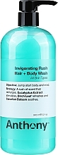 Духи, Парфюмерия, косметика Средство для мытья волос и тела - Anthony Invigorating Rush Hair & Body Wash