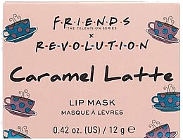 Маска для губ "Карамельный латте" - Makeup Revolution X Friends Caramel Latte Lip Mask — фото N1