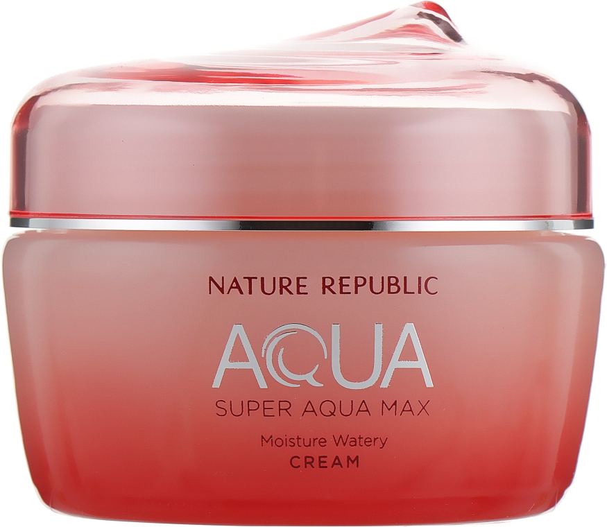 Увлажняющий крем для сухой кожи - Nature Republic Super Aqua Max Moisture Watery Cream — фото N2