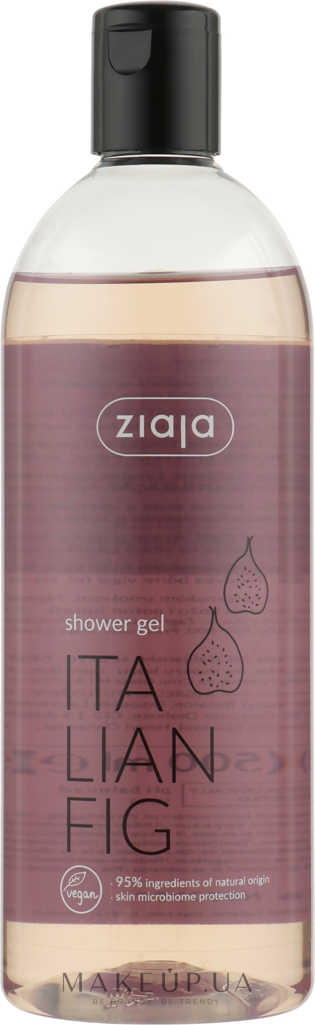 Гель для душу "Італійський інжир" - Ziaja Shower Gel — фото 500ml