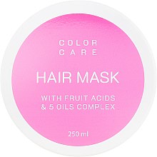 Парфумерія, косметика Маска для фарбованого волосся - Looky Look Color Care Hair Mask With Fruit Acids & 5 Oils Complex
