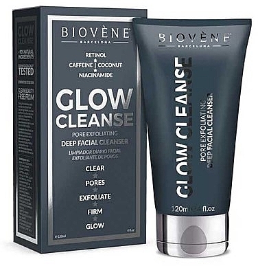 Відлущувальний засіб для очищення пор - Biovene Glow Cleanse Pore Exfoliating Deep Facial Cleanser — фото N1