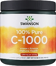Пищевая добавка "Витамин C, порошок" - Swanson Vitamin C Powder 100% Pure  — фото N1