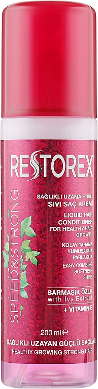 Жидкий кондиционер для стимуляции роста волос - Restorex Speed&Strong Conditioner