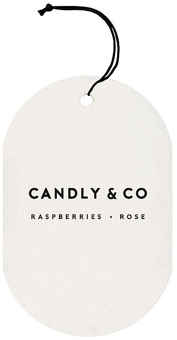 Ароматическая подвеска - Candly & Co No.7 Raspberries Rose Fragrance Tag — фото N2