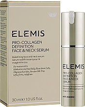 Сыворотка для лица и шеи - Elemis Pro-Collagen Definition Face & Neck Serum — фото N2