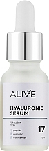 Гиалуроновая сыворотка с пептидом и пребиотиком для всех типов кожи - ALIVE Cosmetics Hyaluronic Serum 17 — фото N1