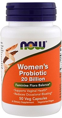 Пробіотики для жінок, 20 млрд живих культур - Now Foods Women's Probiotic 20 Billion Veg Capsules — фото N1