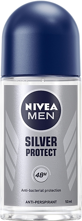 Антиперспірант "Срібний захист", кульковий- NIVEA MEN  — фото N1