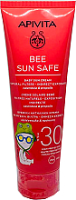 Детский солнцезащитный крем с календулой и прополисом - Apivita Bee Sun Safe Baby Sun Cream Calendula & Propolis SPF30 — фото N1