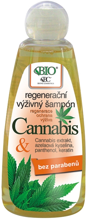 Питательный шампунь для волос - Bione Cosmetics Cannabis Regenerative Nourishing Shampoo