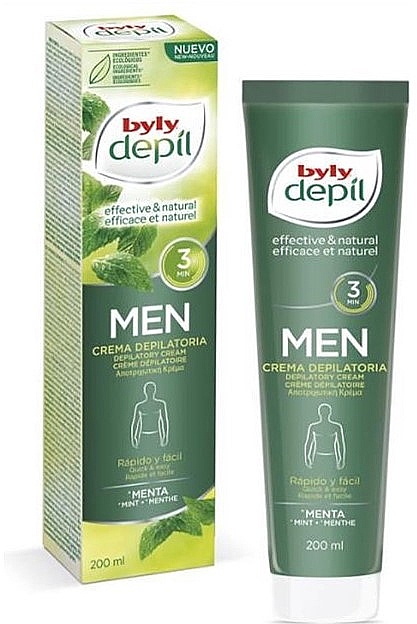 Крем для депиляции для мужчин - Byly Depil Depilatory Cream Men — фото N1
