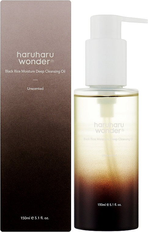 Масло для глубокого очищения - HaruHaru Wonder Black Rice Moisture Deep Cleansing Oil — фото N2
