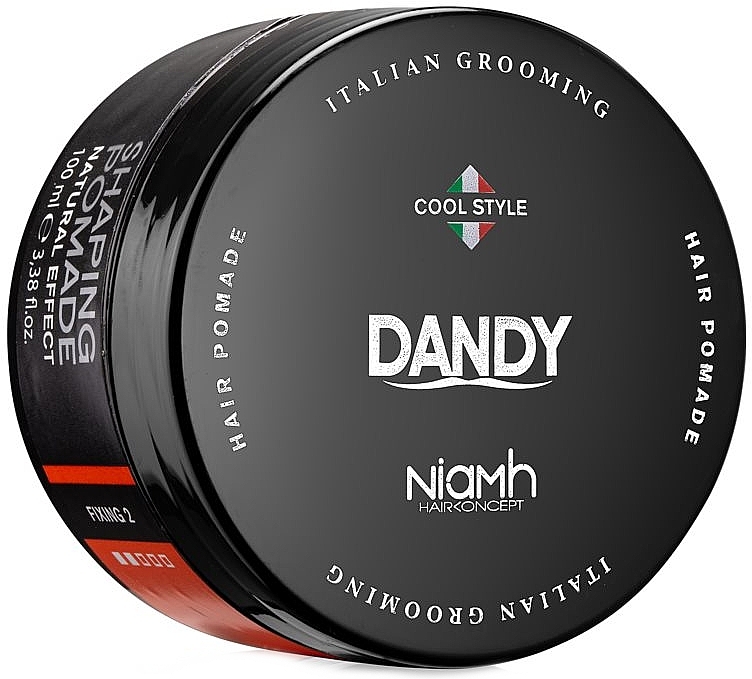 УЦІНКА Моделювальна помада для волосся та бороди - Niamh Hairconcept Dandy Natural Effect Shaping Pomade * — фото N1