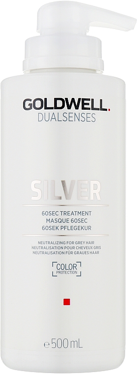 Маска для світлого та сивого волосся - Goldwell Dualsenses Silver 60sec Treatment — фото N2