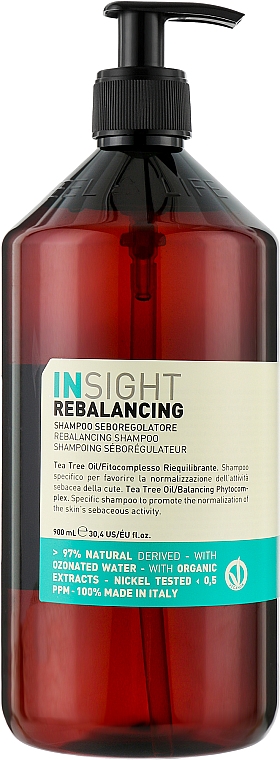 Шампунь проти жирної шкіри голови  - Insight Rebalancing — фото N3