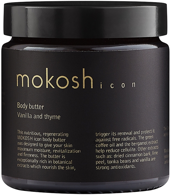 Масло для тіла "Ваніль і чебрець" - Mokosh Cosmetics Body Butter Vanilla & Thyme — фото N1