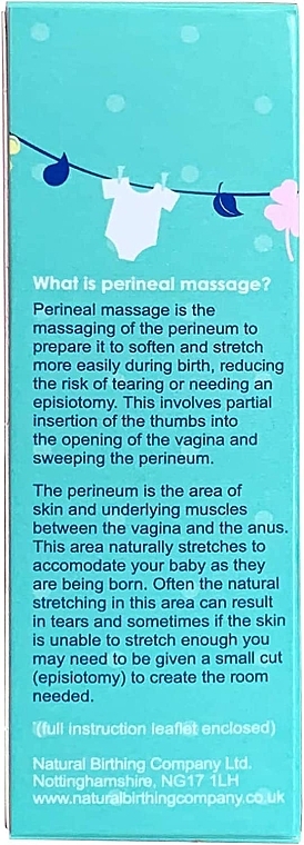 Масажна олія - Natural Birthing Company  Down Below Perineal Massage Oil — фото N4