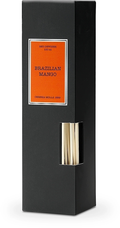 Аромадифузор "Бразильське манго" - Cereria Molla Brazilian Mango Reed Diffuser — фото N2