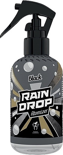 Ароматизатор-спрей для авто - Tasotti Rain Drop Black — фото N1