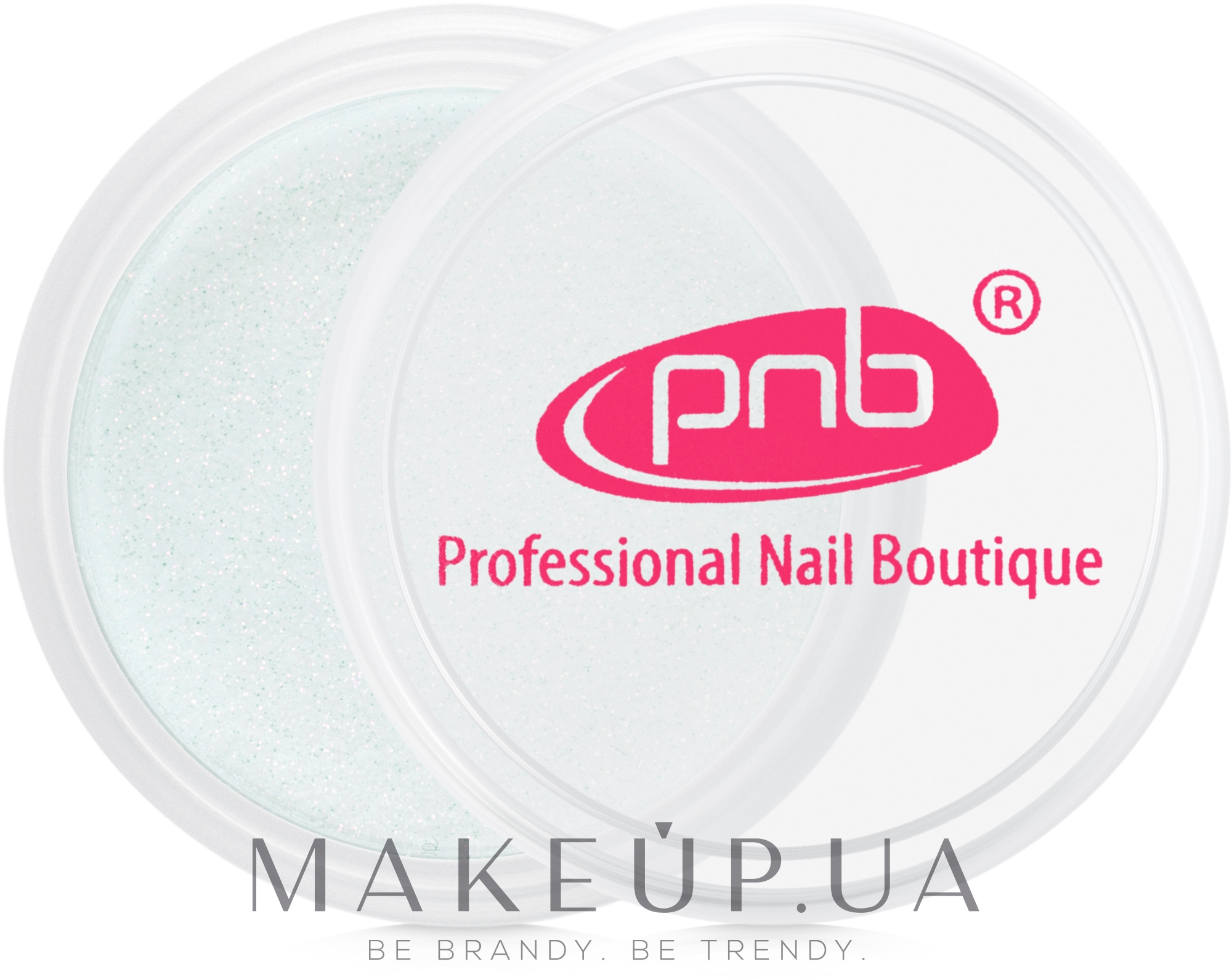 Пудра-песок глиттерная для ногтей - PNB Glitter Powder Sand — фото Изумрудный