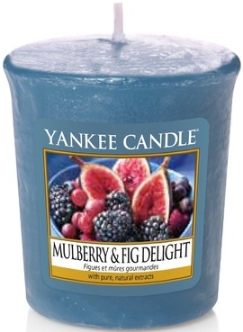 Ароматическая свеча - Yankee Candle Mulberry and Fig Delight Votive — фото N1