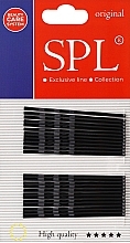 Невидимки для волосся фрезерні, 3020-0060, 6 см, чорні - SPL — фото N1