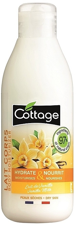 Молочко для тела "Ванильное молоко" - Cottage Body Moisturizer Vanilla Milk — фото N1