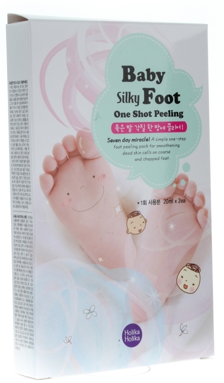 Пилинг для ног - Holika Holika Baby Silky One Shot Foot Peel Mask — фото N3