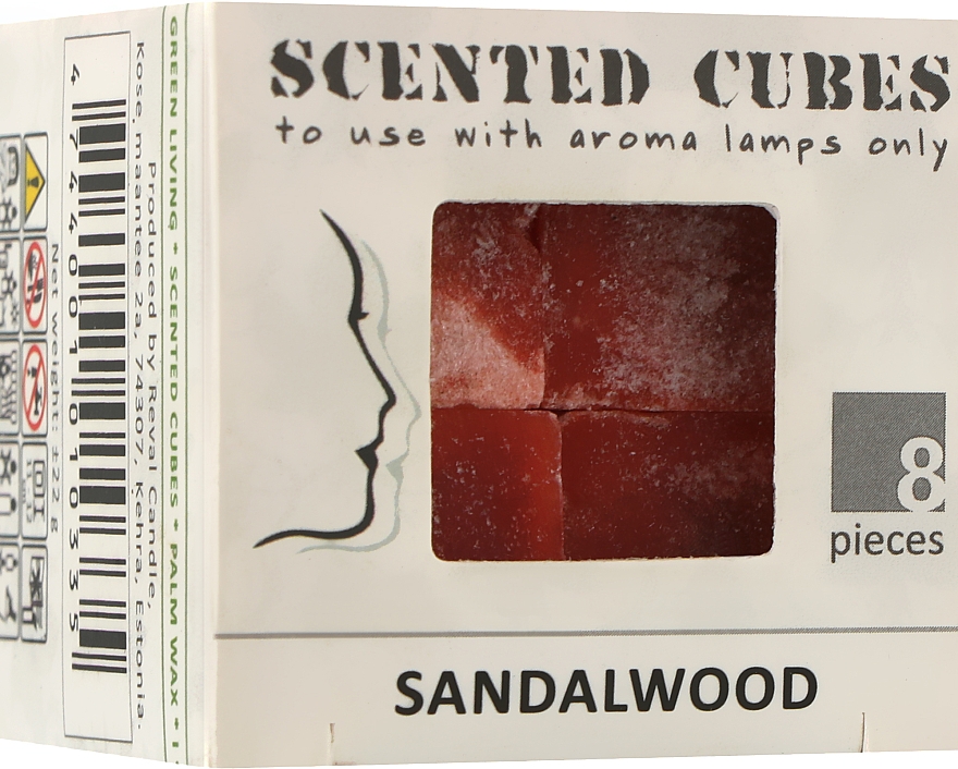 Аромакубики "Сандал" - Scented Cubes Sandalwood Candle